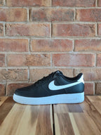 Nike Air Force 1 Low 07 Black White Pebbled Leather UK10.5