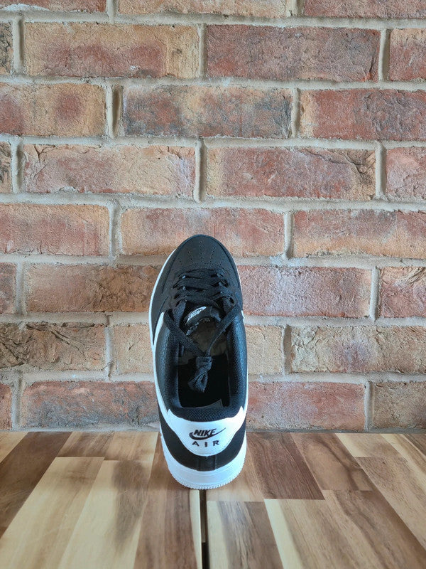 Nike Air Force 1 Low 07 Black White Pebbled Leather UK10.5