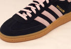 Adidas Black &amp; Pink Spezial Suede Trainers UK 4
