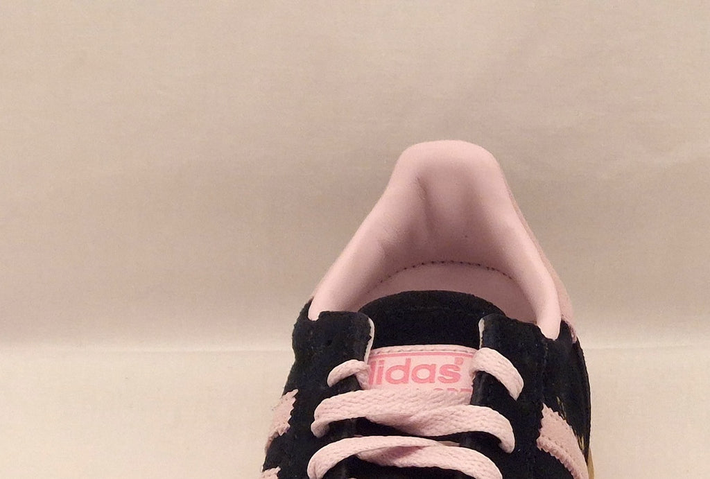 Adidas Black &amp; Pink Spezial Suede Trainers UK 4