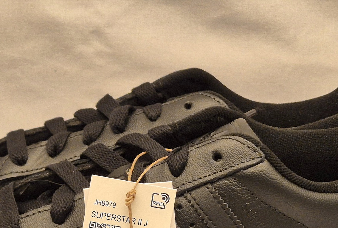 Adidas Superstar II – Black – UK Size 5 – Brand New in Box