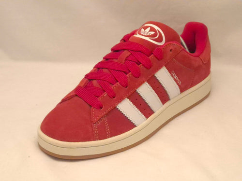Adidas Red White Campus Suede Trainers UK 9