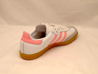 Adidas White &amp; Pink Samba Classic Trainers UK 5