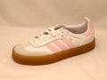 Adidas White &amp; Pink Samba Trainers UK 6