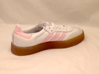 Adidas White &amp; Pink Samba Trainers UK 6