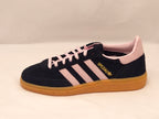 Adidas Black &amp; Pink Spezial Suede Trainers UK 4