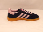Adidas Black &amp; Pink Spezial Suede Trainers UK 4