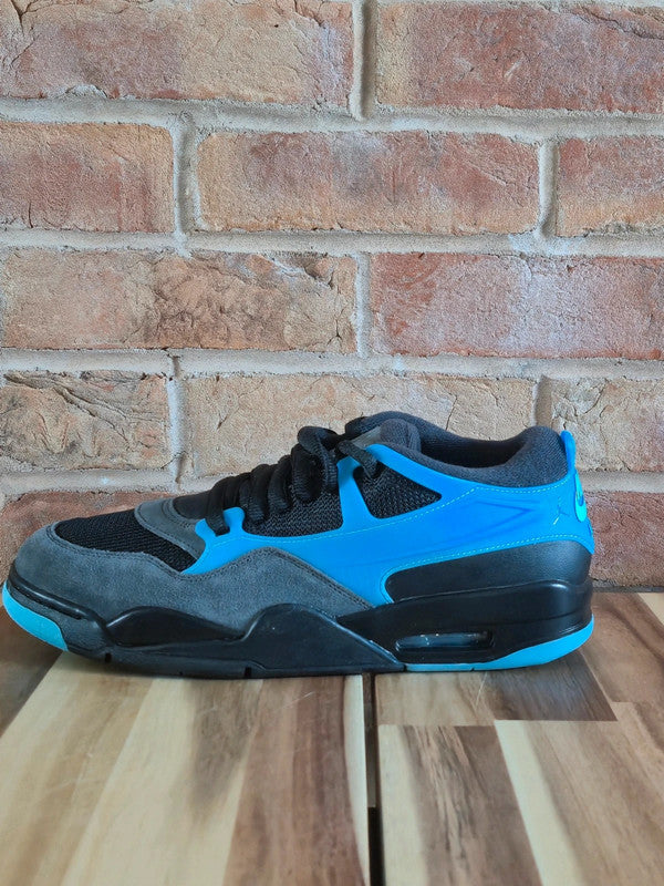 Nike Air Jordan 4 Rm Mens Uk10.5 Black Gamma Blue Brand New In Box