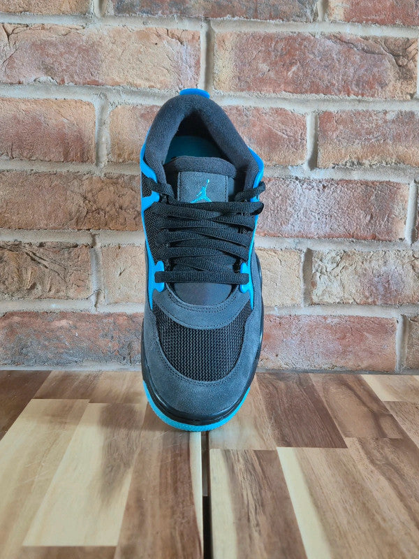 Nike Air Jordan 4 Rm Mens Uk10.5 Black Gamma Blue Brand New In Box